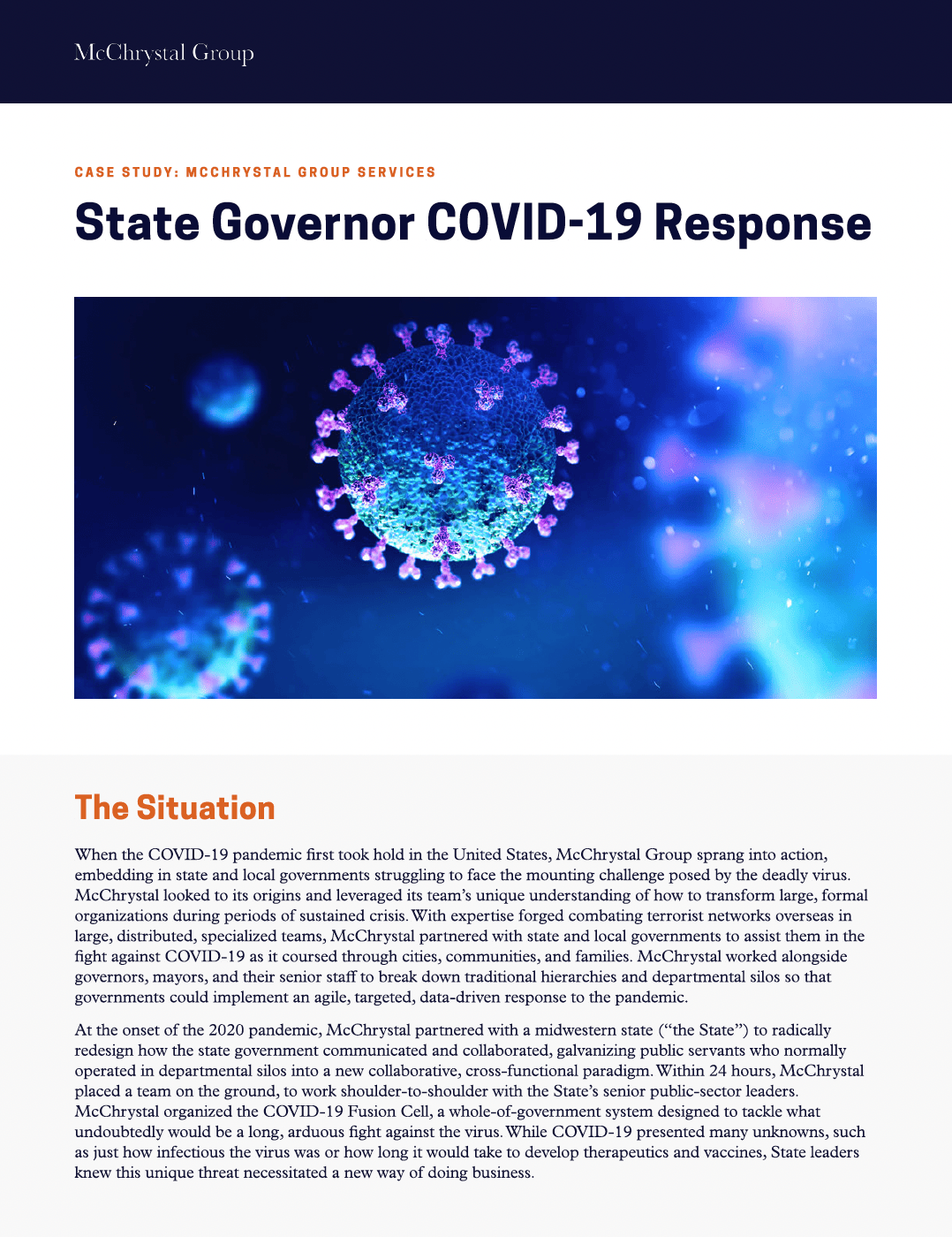 State Governor COVID-19 Response | McChrystal Group